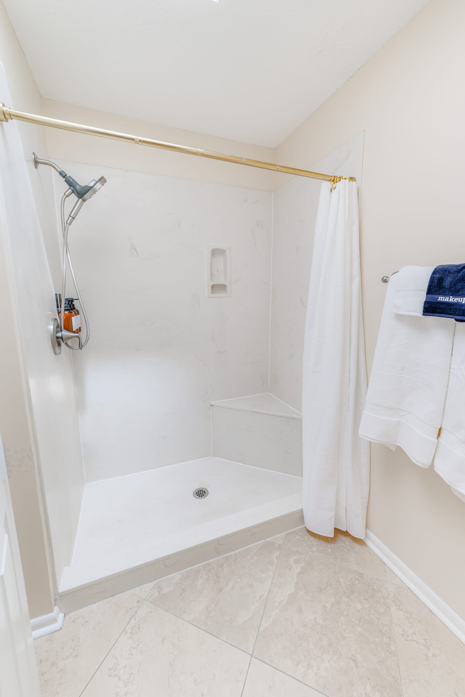 Guest bathroom shower