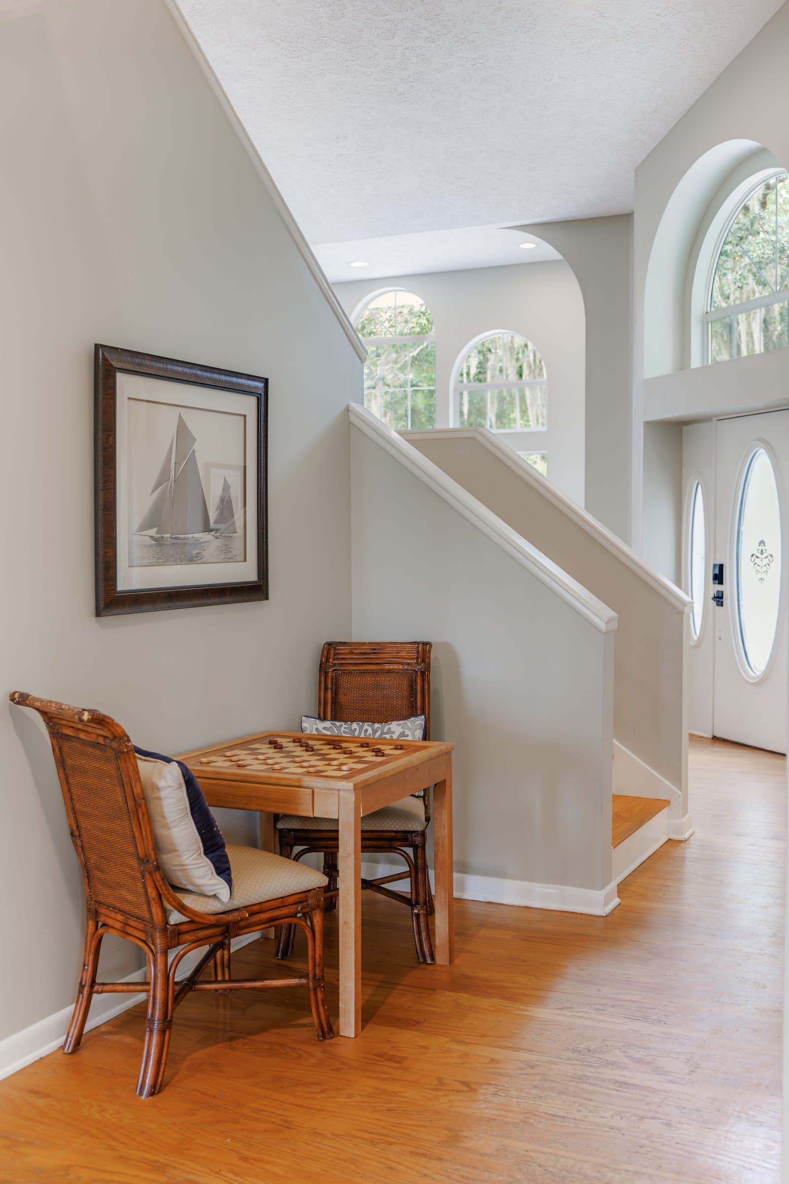 Dining nook near the stairs
