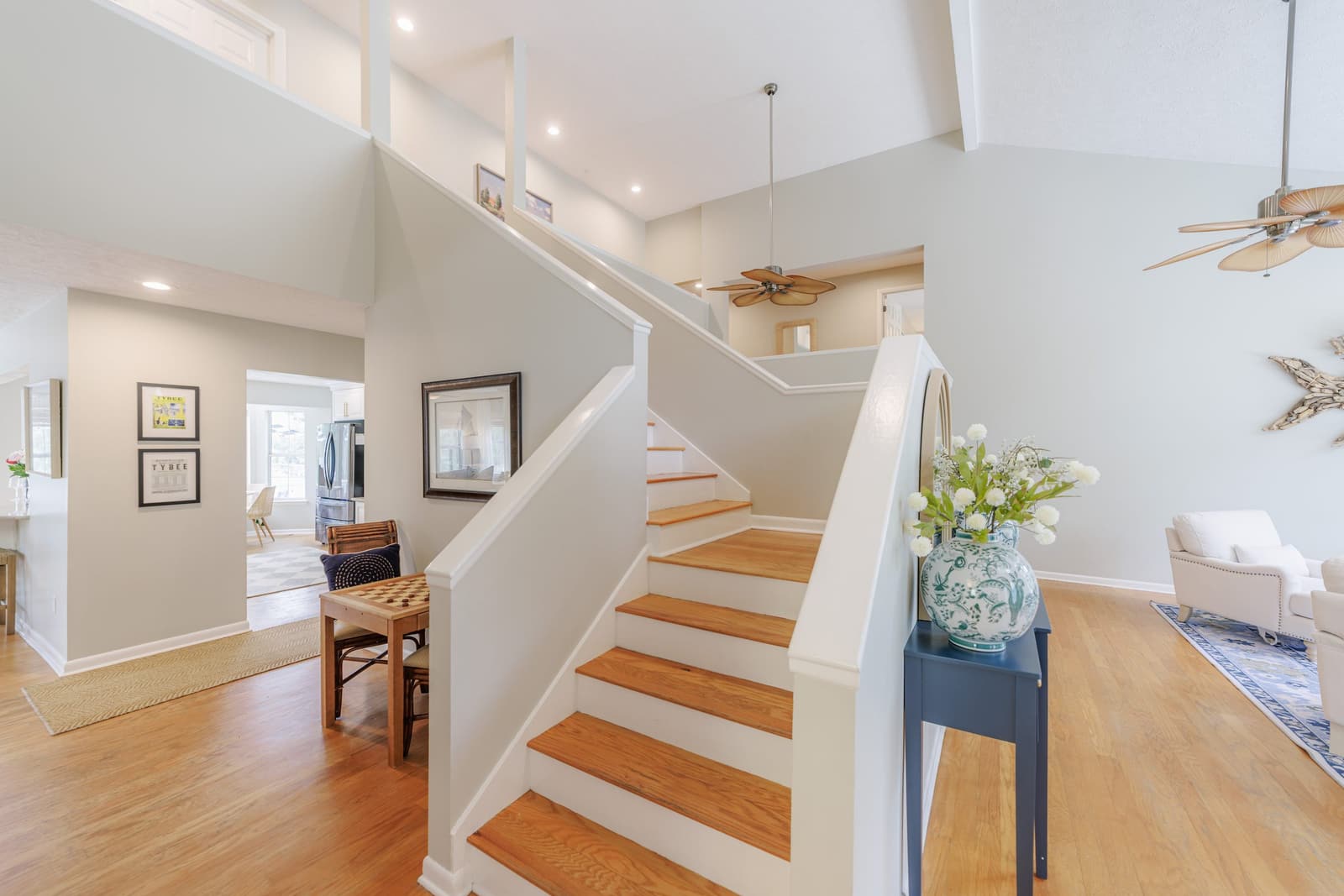 Staircase and landing