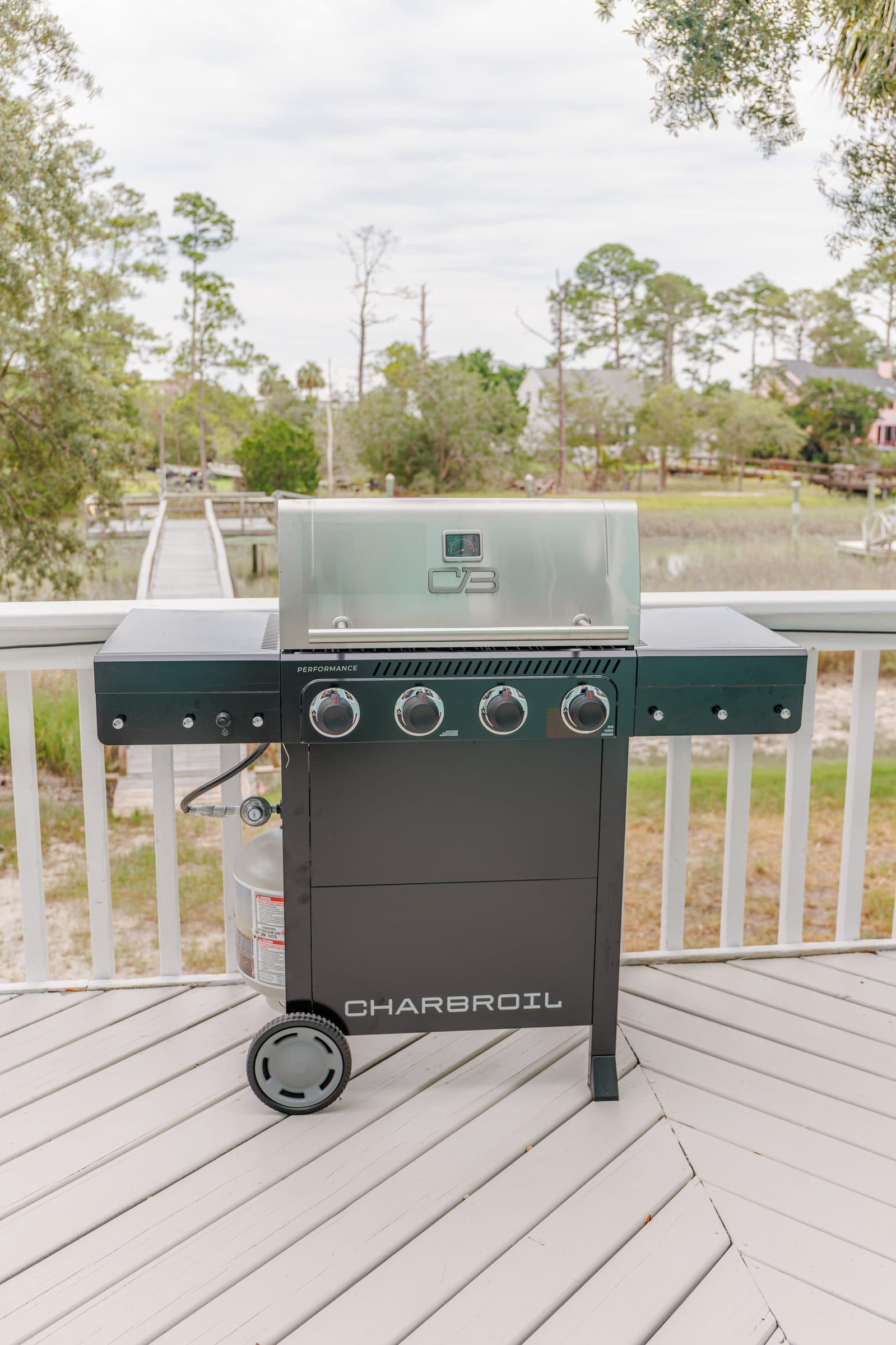 Back porch propane grill